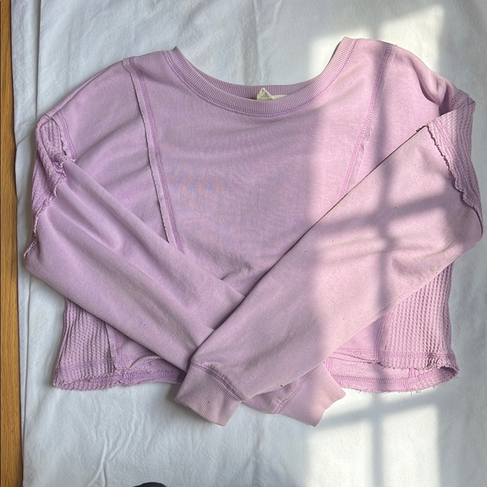 Altard State Lavender Cropped Sweater